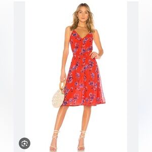 House of Harlow Ines Summer Floral Dress